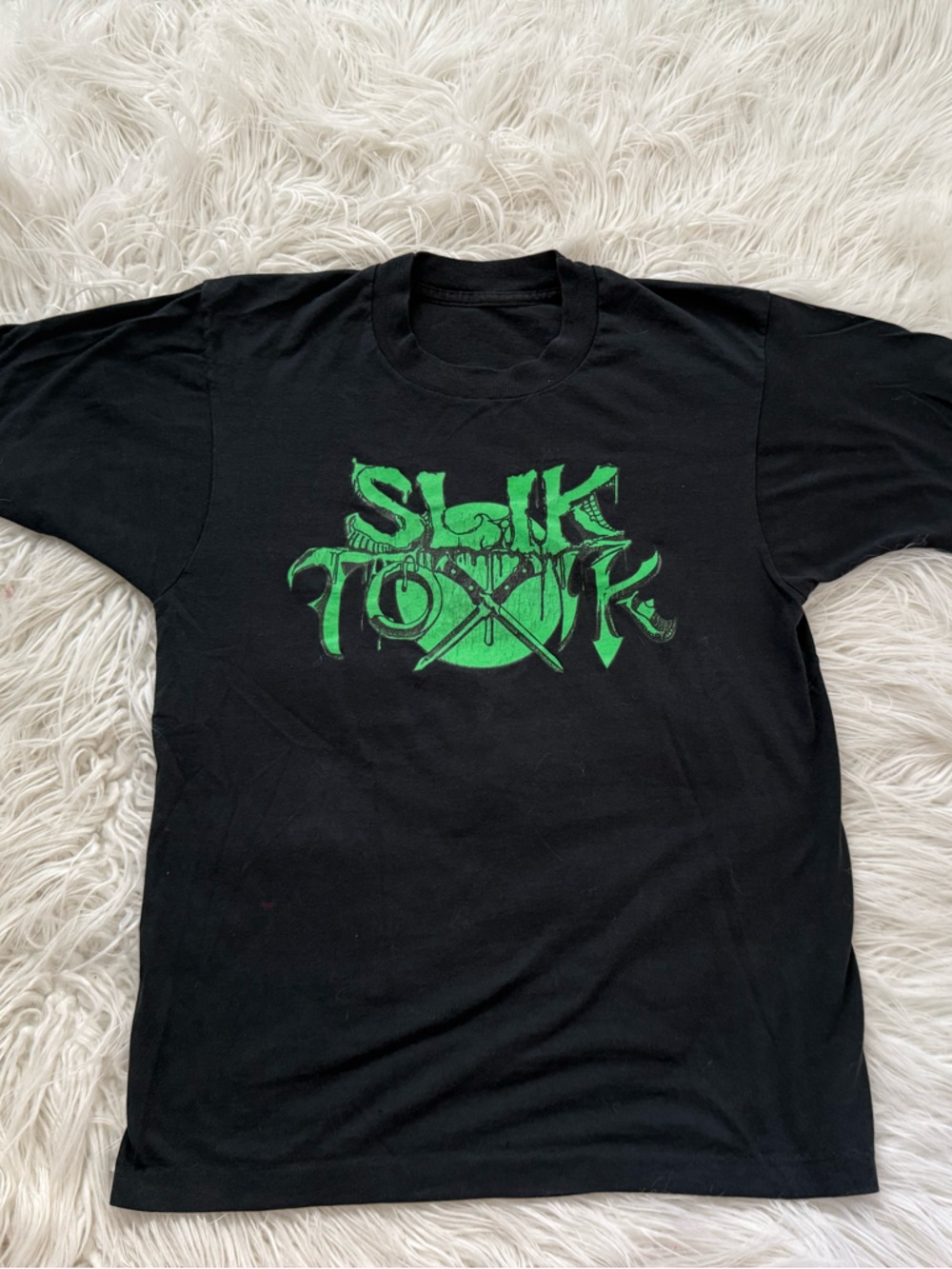 Vintage SLIK TOXIK Rock Band Tee